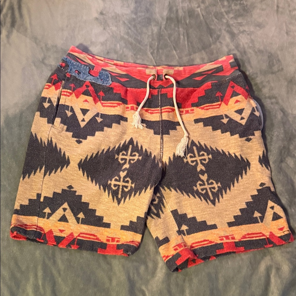 Ralph Lauren Polo Aztec Distressed Repair Patch work